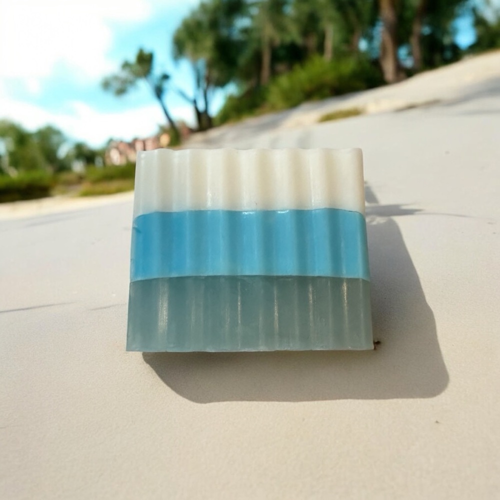 Loco Coco Breeze Handmade Striped Soap Bar